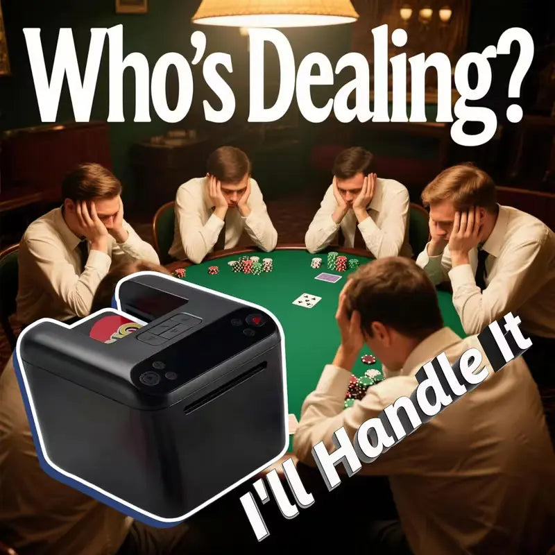 Automatic Card Shuffler &amp; Dealer Machine