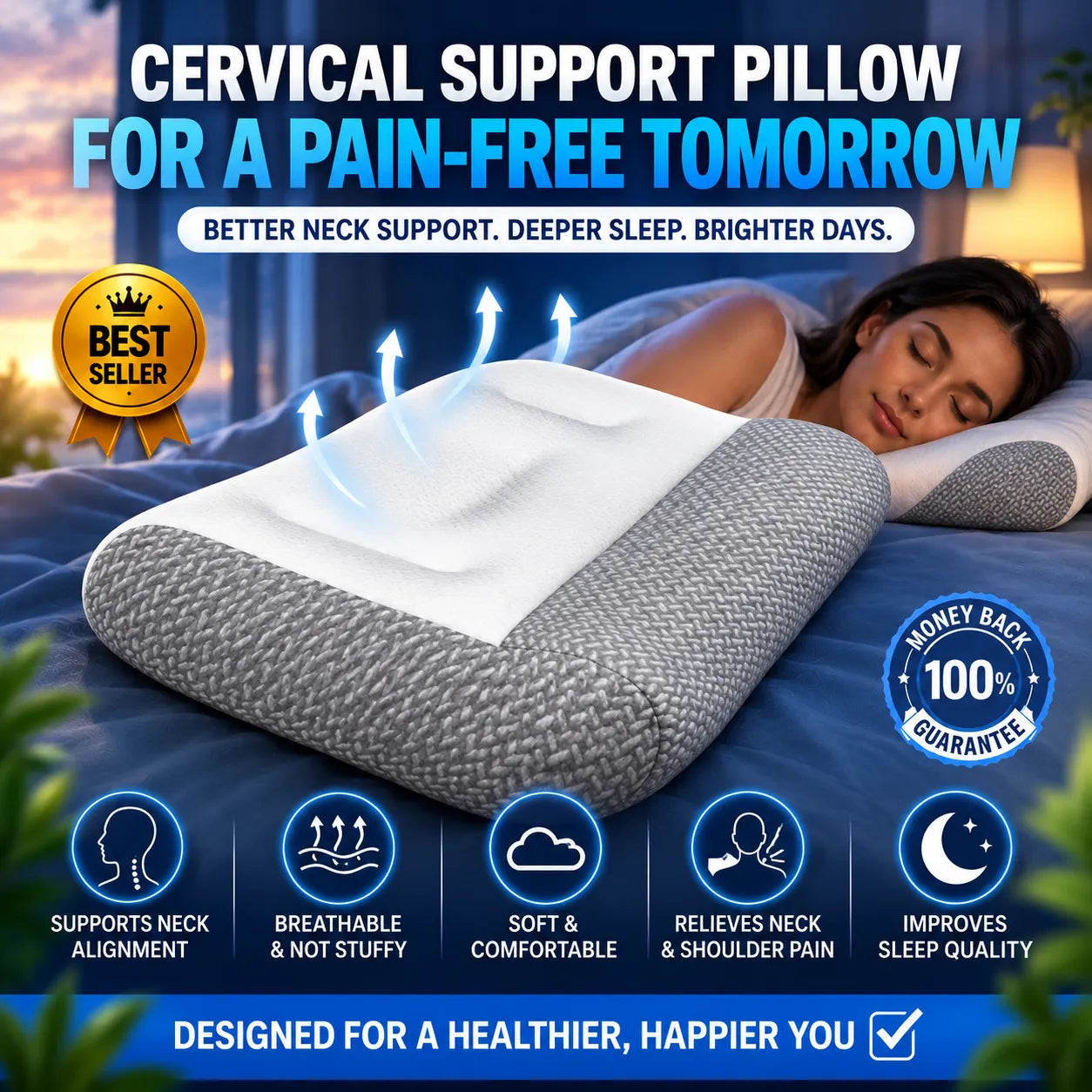 Comfort Goose Down Pillow