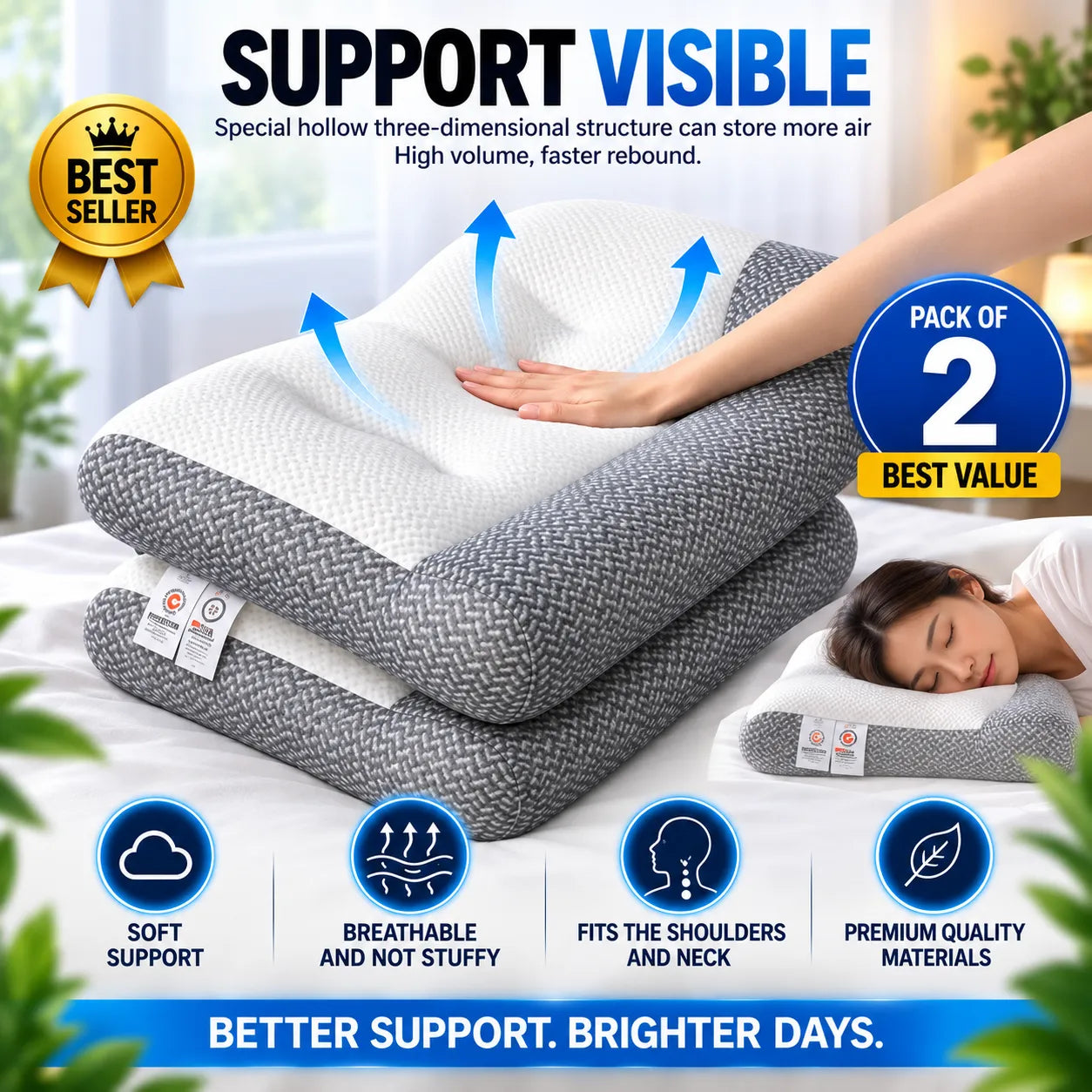 Comfort Goose Down Pillow