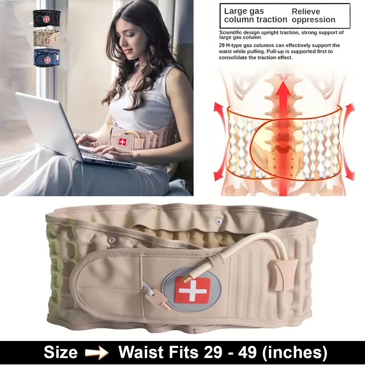 Spinal Air Traction Belt